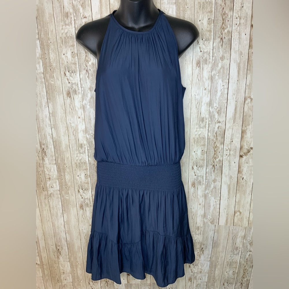 Ramy Brook navy blue annadele dress